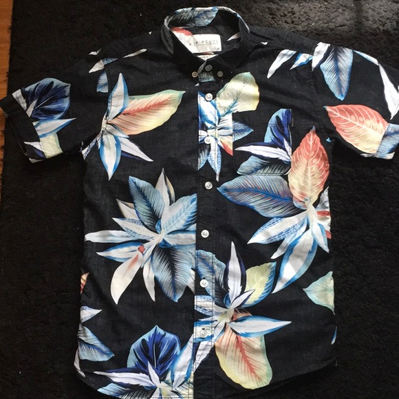 Rip Curl Boys’ Button Down Shirt - Picture 1 of 4